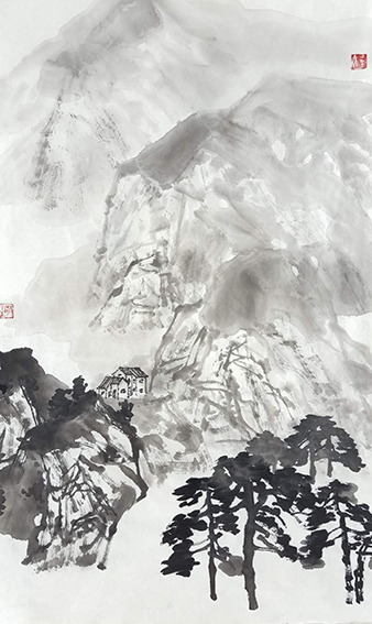 程敬生  《雾锁青山》